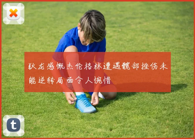 狄龙感慨杰伦格林遭遇髋部挫伤未能逆转局面令人惋惜