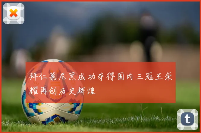 拜仁慕尼黑成功夺得国内三冠王荣耀再创历史辉煌